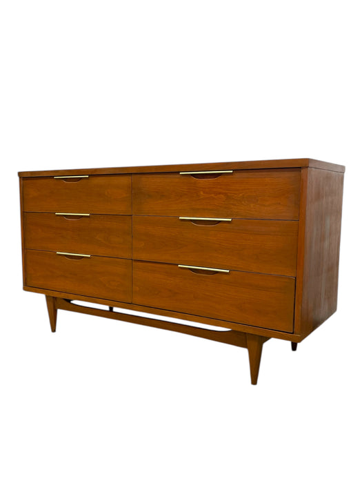 Vintage Mid Century Modern 6 Drawer Dresser Kent Coffey Tableau Collection