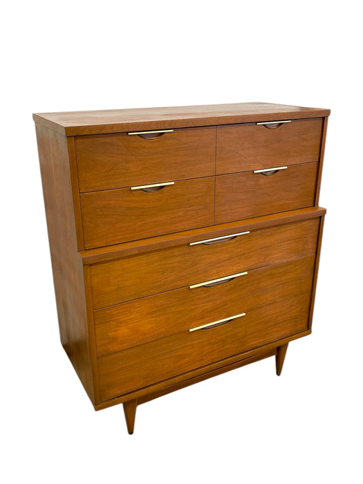 Vintage Mid Century Modern 5 Drawer Dresser - Kent Coffey Tableau Collection