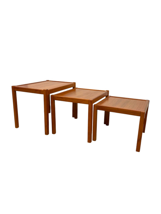 Vintage Danish Mid Century Modern Teak Nesting Tables
