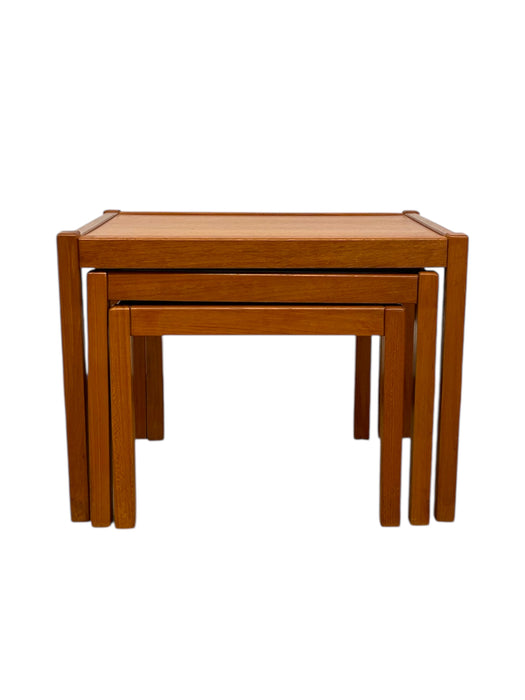 Vintage Danish Mid Century Modern Teak Nesting Tables
