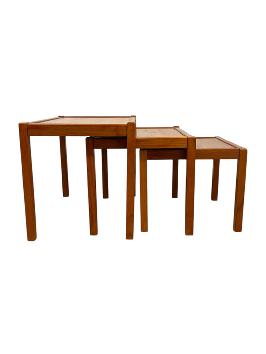Vintage Danish Mid Century Modern Teak Nesting Tables
