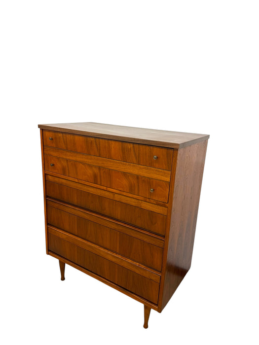Vintage Mid Century Modern 4 Drawer Dresser Dovetailed Drawers