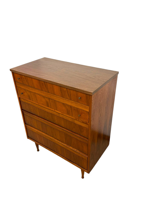 Vintage Mid Century Modern 4 Drawer Dresser Dovetailed Drawers