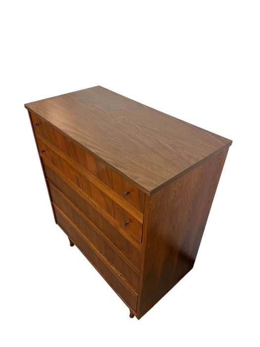 Vintage Mid Century Modern 4 Drawer Dresser Dovetailed Drawers