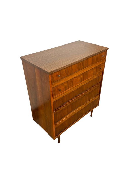 Vintage Mid Century Modern 4 Drawer Dresser Dovetailed Drawers