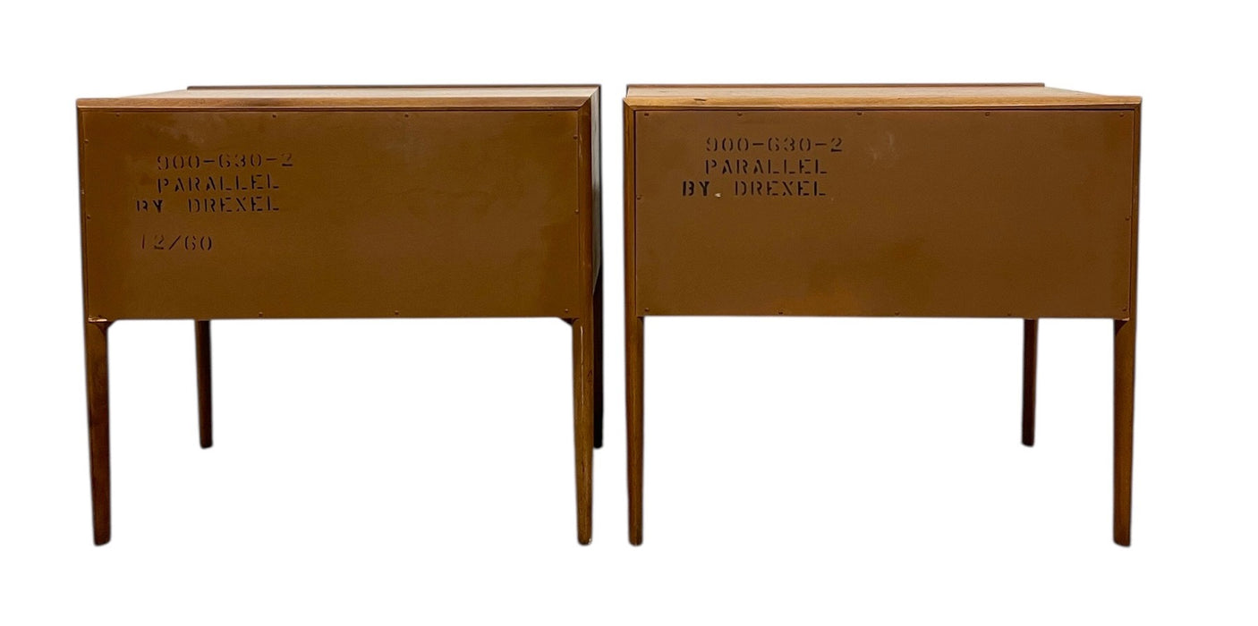 Pair of Mid-Century Modern End Tables from Drexel Parallel Collection