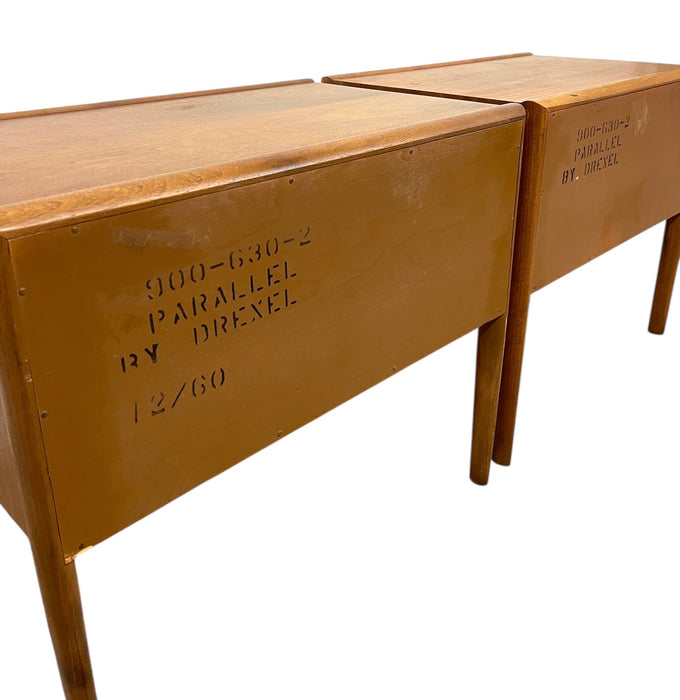 Pair of Mid-Century Modern End Tables from Drexel Parallel Collection