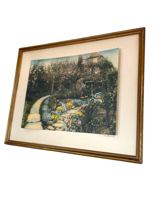 Wallace Nutting Artwork Nethercote in Original Frame, Early 20th Century