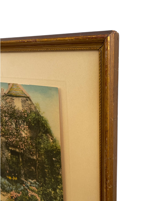 Wallace Nutting Artwork Nethercote in Original Frame, Early 20th Century