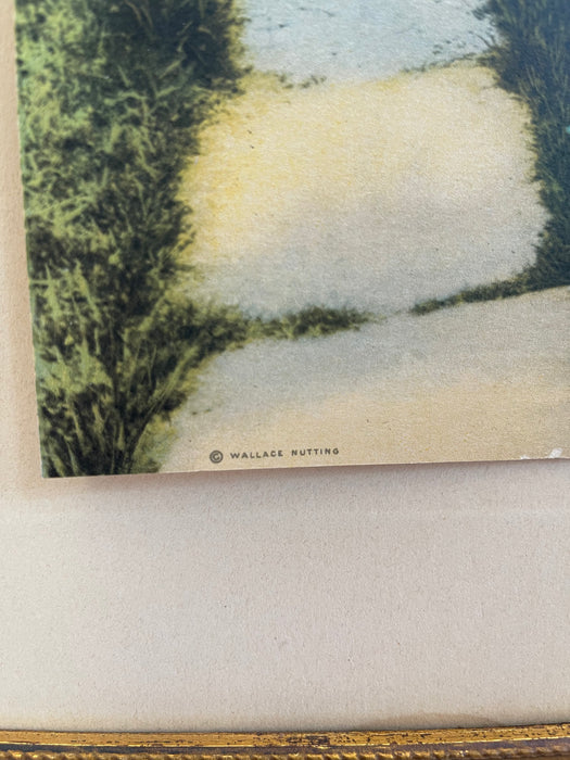 Wallace Nutting Artwork Nethercote in Original Frame, Early 20th Century