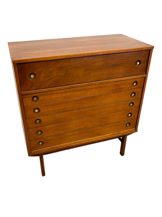 Vintage Mid-Century Modern 4-Drawer Dresser with Dovetailed Drawers