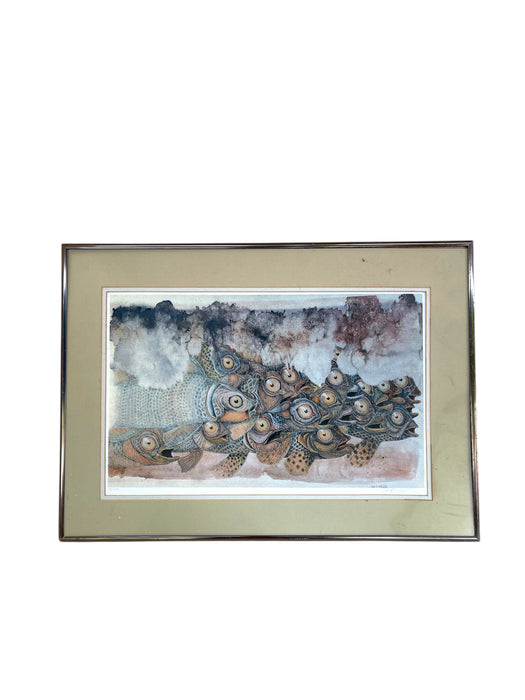 John P. Morgan "School" Limited Edition Signed Lasergraph Print, Reliance Press, 1980s