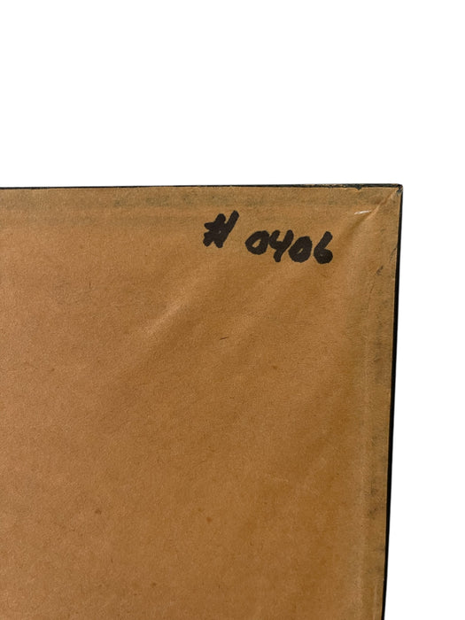 1988 Abstract Figurative Collagraph Print "Indian Ill - Elephant" by B. Dodson