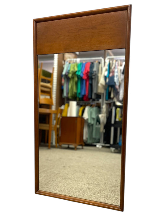 Vintage Mid-Century Modern Wall Mirror with Sculpted frame