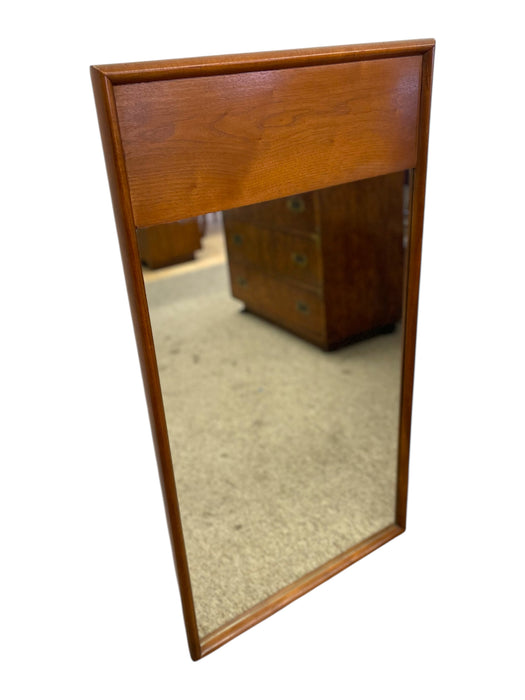 Vintage Mid-Century Modern Wall Mirror with Sculpted frame