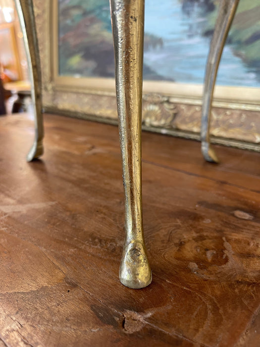 Plant Stand with Ornate Leaf and Shell Motifs