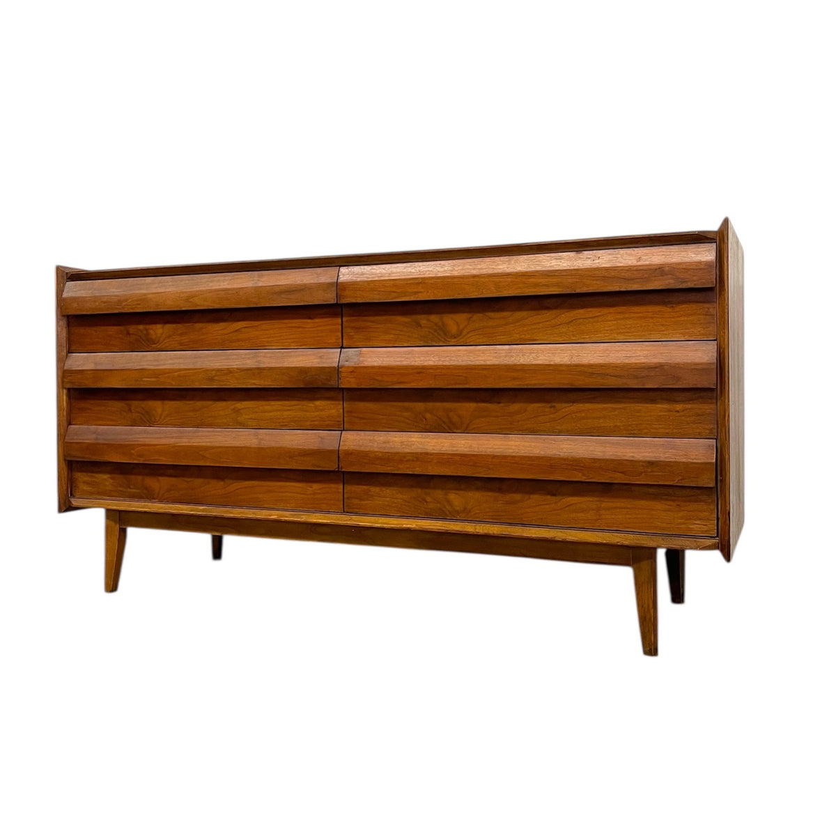 lee mid-century modern 6-drawer wide dresser reviews Vintage Lane 1st Edition Mid Century Modern 6-Drawer Dresser