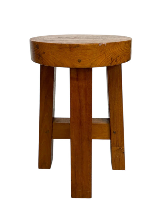 Vintage Rustic Stool by David Smith & Co, Old World Java