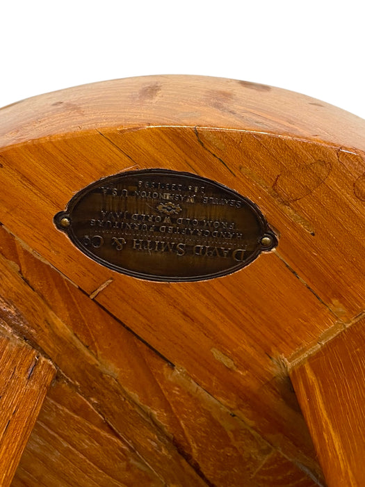 Vintage Rustic Stool by David Smith & Co, Old World Java