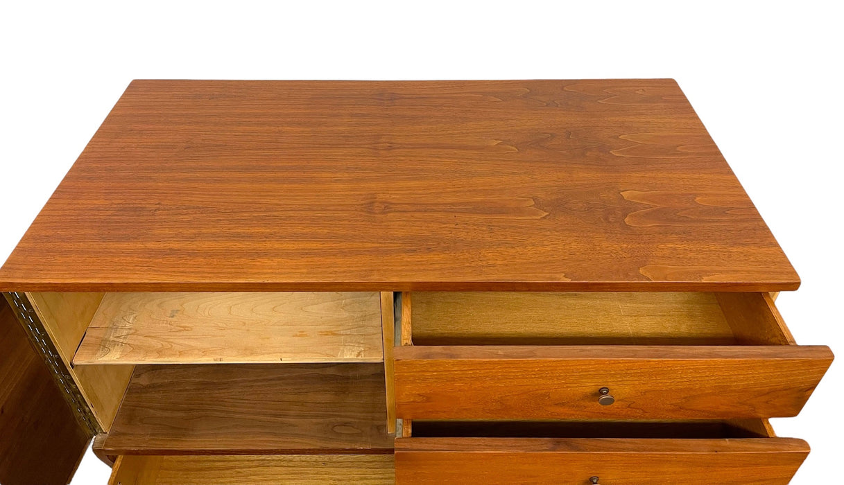 Vintage Mid-Century Modern Highboy Dresser Cabinet by John Cameron