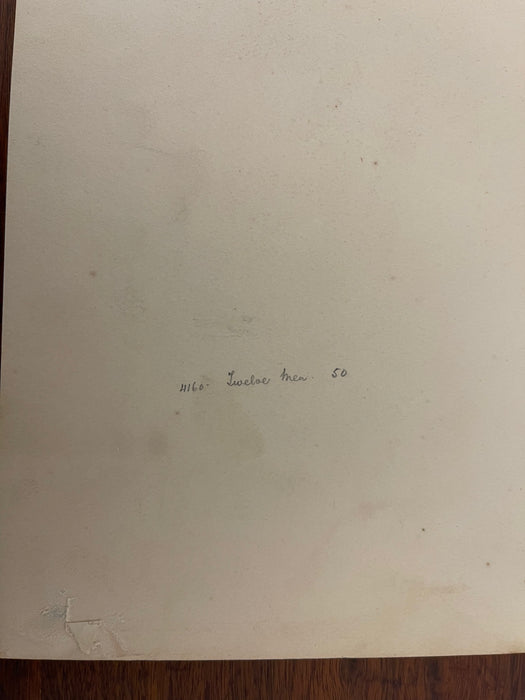 "Twelve Men" Vintage Lithograph by Arthur B. Davies