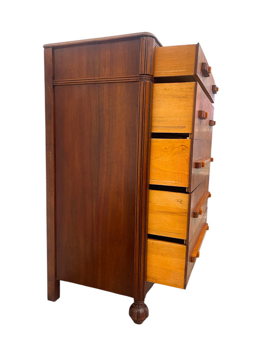 Art Deco Tall Chest of Drawers by John Stuart, 1930s