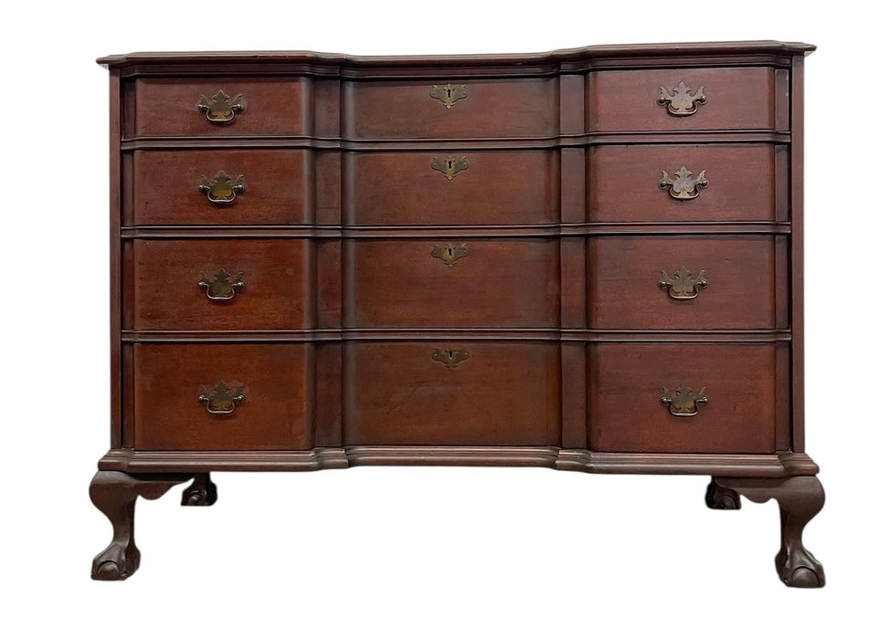 Mid-20th Century Chippendale Style Serpentine Dresser by Pennsylvania Furniture Co., York PA