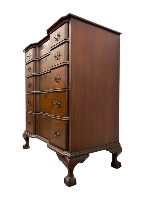 Chippendale Style Highboy Dresser by Pennsylvania Furniture Co., York PA