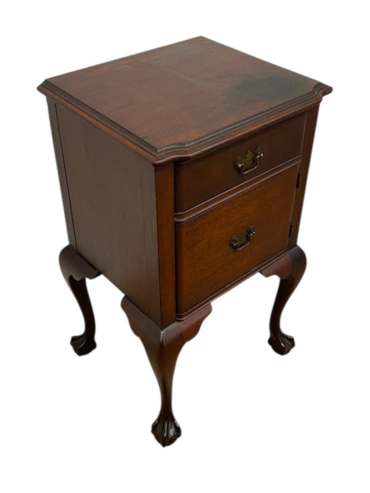 Vintage Chippendale Style Nightstand with Claw-and-Ball Feet by Pennsylvania Furniture Co.