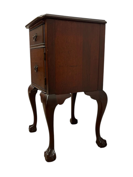 Vintage Chippendale Style Nightstand with Claw-and-Ball Feet by Pennsylvania Furniture Co.