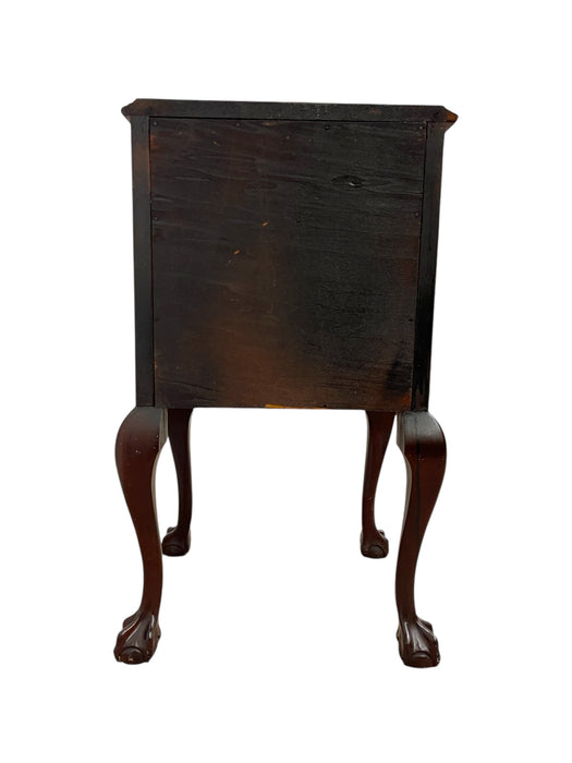 Vintage Chippendale Style Nightstand with Claw-and-Ball Feet by Pennsylvania Furniture Co.