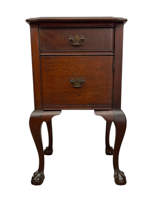 Vintage Chippendale Style Nightstand with Claw-and-Ball Feet by Pennsylvania Furniture Co.