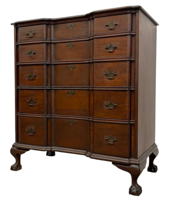 Set of Three Mid-20th Century Chippendale Style Dressers and Nightstand by Pennsylvania Furniture Co., York PA