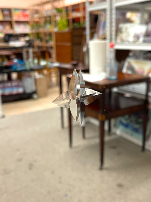 Vintage Mid Century Modern Mirror from Broyhill Saga Collection - Star Etched Pattern