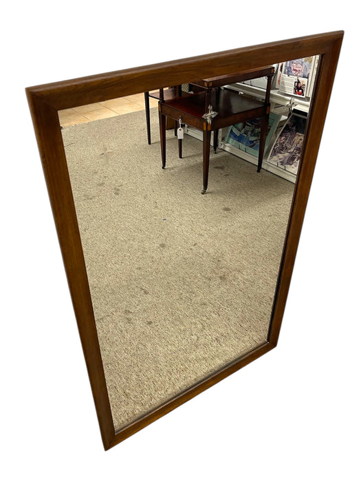 Vintage Mid Century Modern Mirror from Broyhill Saga Collection - Star Etched Pattern