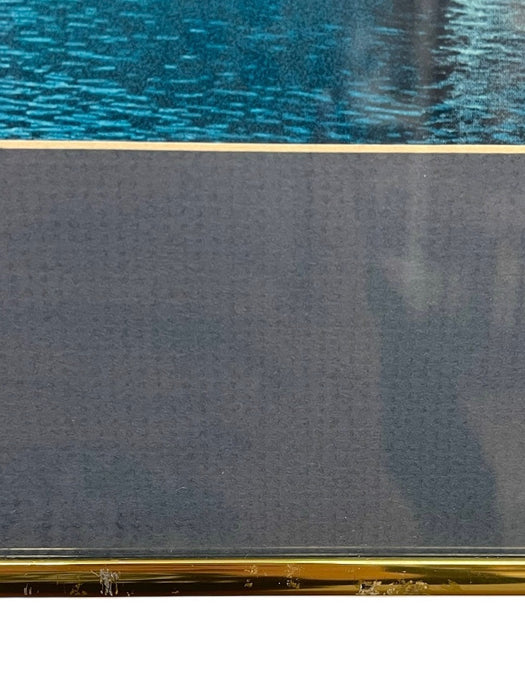 Vintage Framed Landscape Photograph of Castle