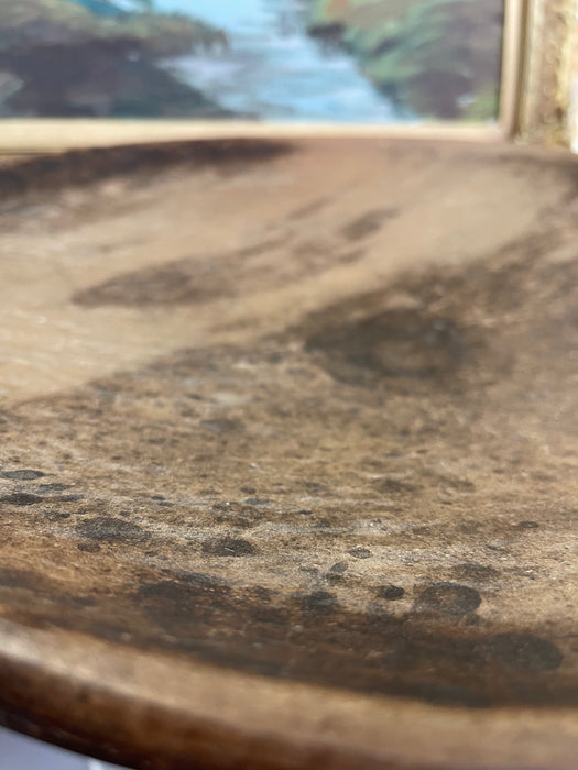 Handcrafted Clay Griddle with Handles -Rustic Earthenware Cooking Pan