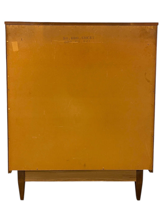 Mid-Century Modern 5-Drawer Highboy Dresser by Hooker Furniture