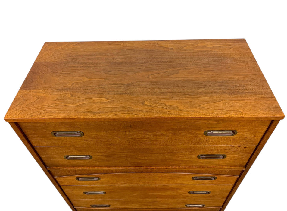 Mid-Century Modern 5-Drawer Highboy Dresser by Hooker Furniture