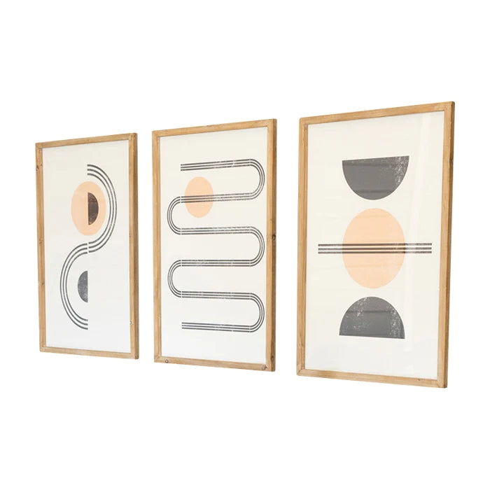 Abstract Wall Art Prints Brand New Under Glass
