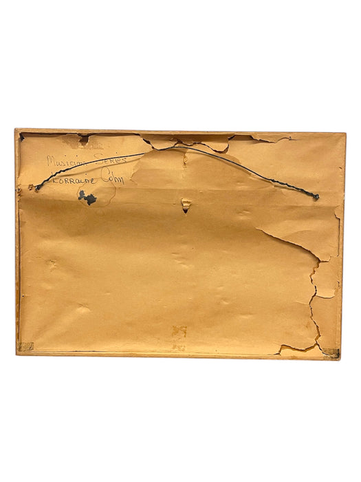 Framed Abstract "Musician Series" by Lorraine Cohn, Signed Artwork