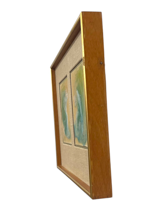 Framed Abstract "Musician Series" by Lorraine Cohn, Signed Artwork