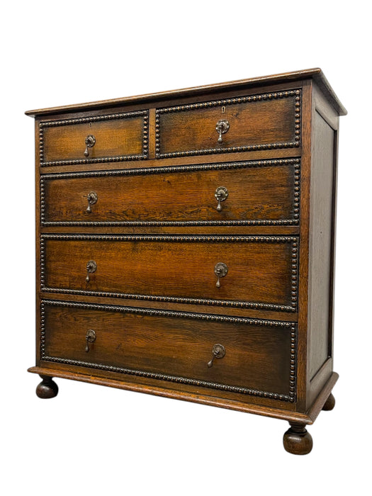 Early 20th Century English Chest of Drawers by Hansford Bros., Ryde Isle of
Wight