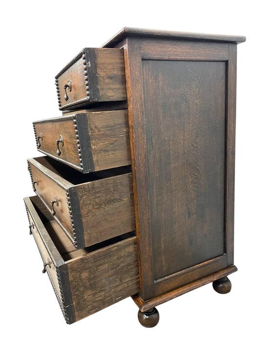 Early 20th Century English Chest of Drawers by Hansford Bros., Ryde Isle of
Wight
