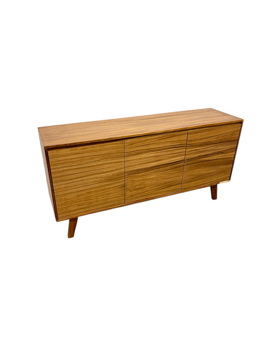 Mid Century Modern Style Credenza 3 Door TV Cabinet