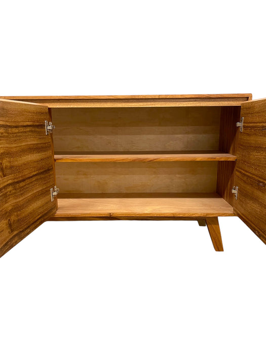 Mid Century Modern Style Credenza 4 Door TV Cabinet