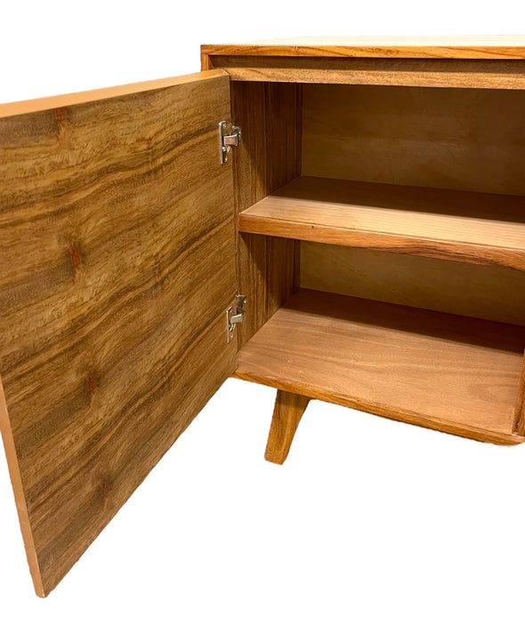 Mid Century Modern Style Credenza 2 Door 2 Drawer TV Cabinet