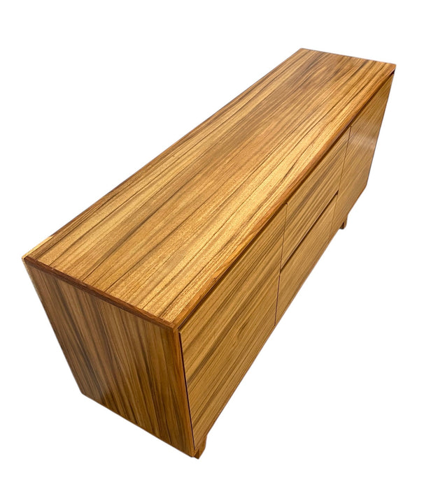 Mid Century Modern Style Credenza 2 Door 2 Drawer TV Cabinet