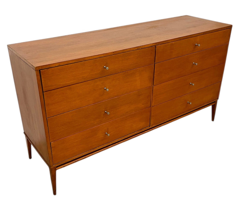 Paul McCobb Planner Group Matching 8-Drawer Dresser & Tall Chest for Winchendon Furniture - Mid-Century Modern Bedroom Storage Set