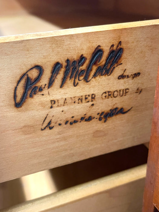 Paul McCobb Planner Group Matching 8-Drawer Dresser & Tall Chest for Winchendon Furniture - Mid-Century Modern Bedroom Storage Set